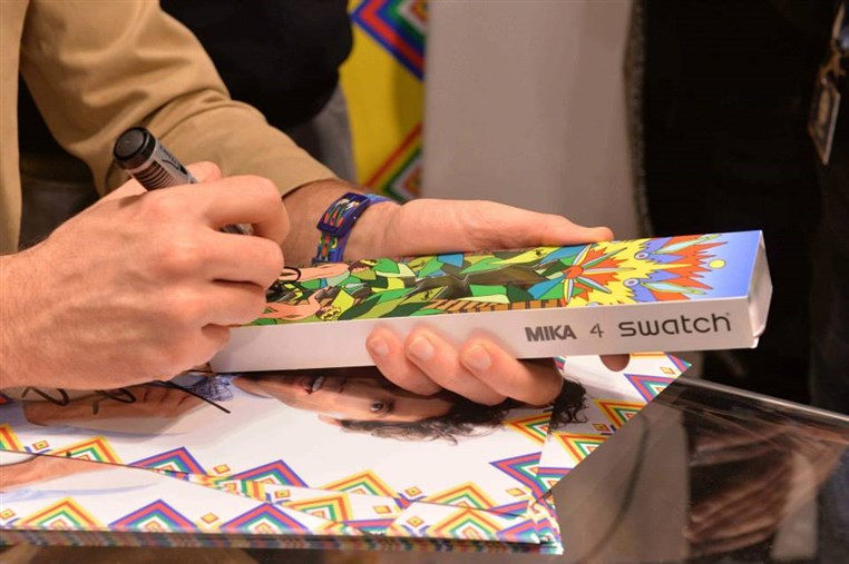 Mika Swatch Signing